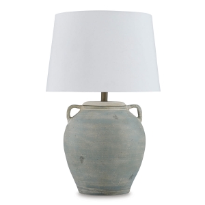 Picture of SHAWBURG ANTIQUE GREEN TABLE LAMP