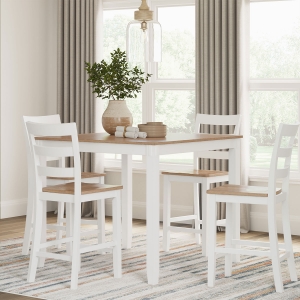 Picture of GESTHAVEN WHITE 5PC COUNTER DINING SET