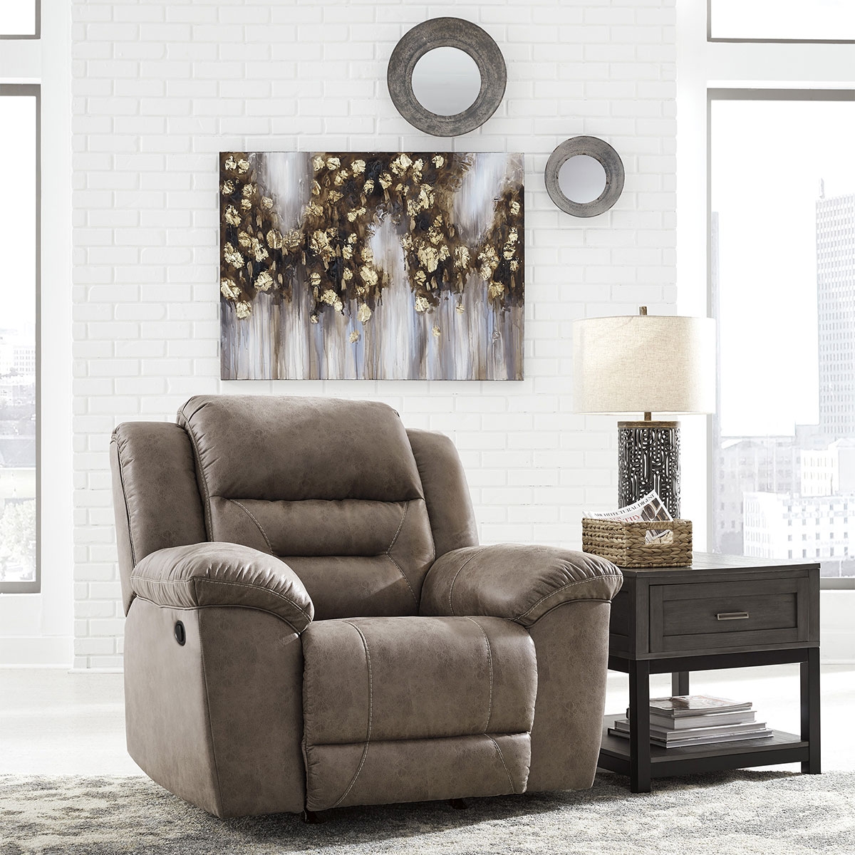 Picture of STONELAND FOSSIL MANUAL RECLINER