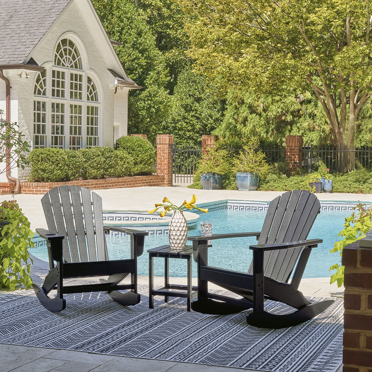 Picture of ADIRONDACK BLACK ROCK CHAIR