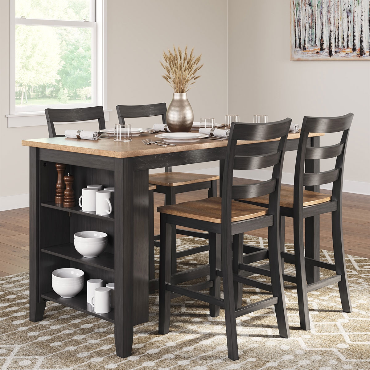 Picture of GESTHAVEN BROWN COUNTER TABLE
