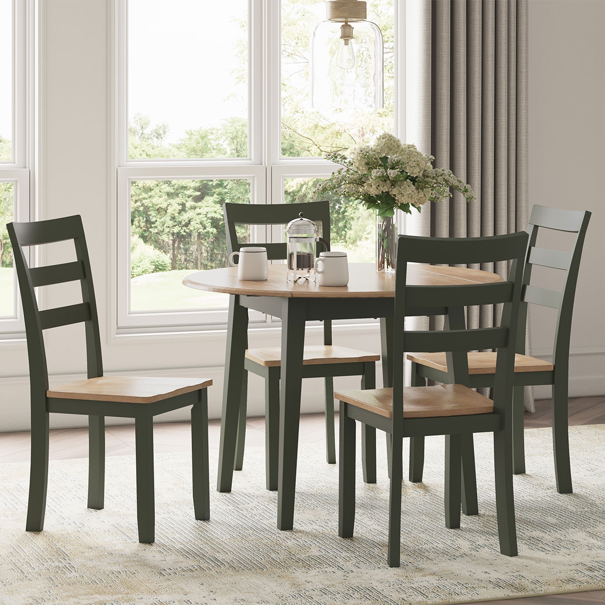 Picture of GESTHAVEN GREEN DROP LEAF TABLE