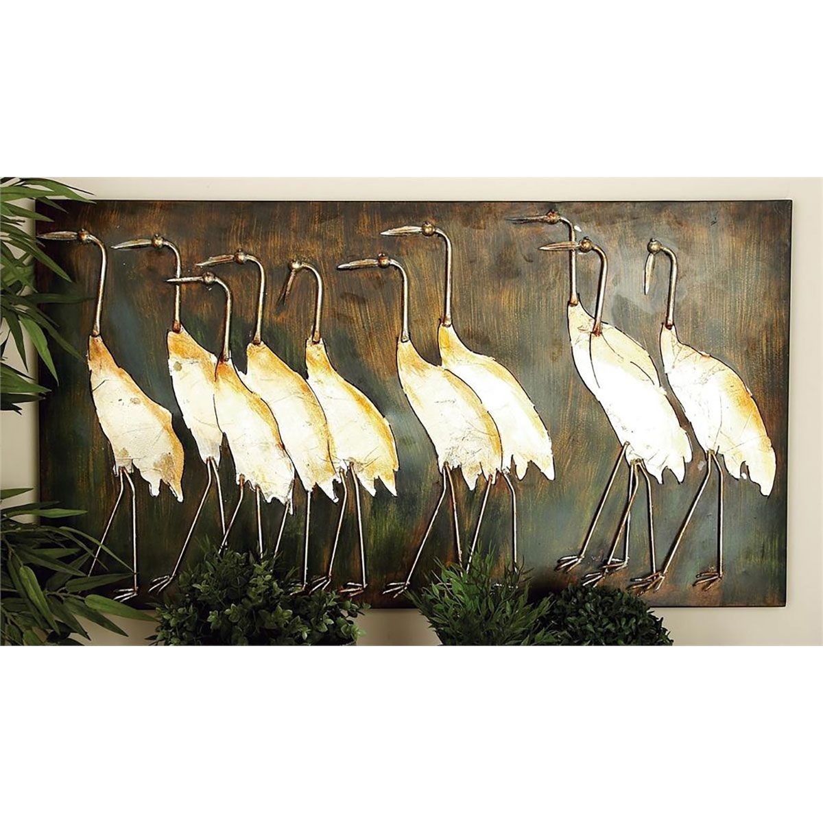 Picture of MTL BIRD WALL SCULPTURE