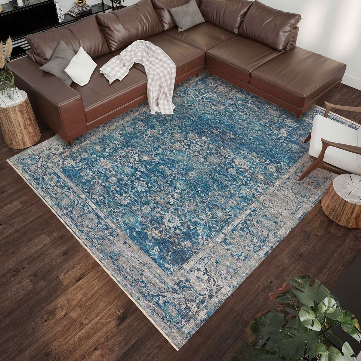 Picture of MARBELLA 2 NAVY 8X10 AREA RUG