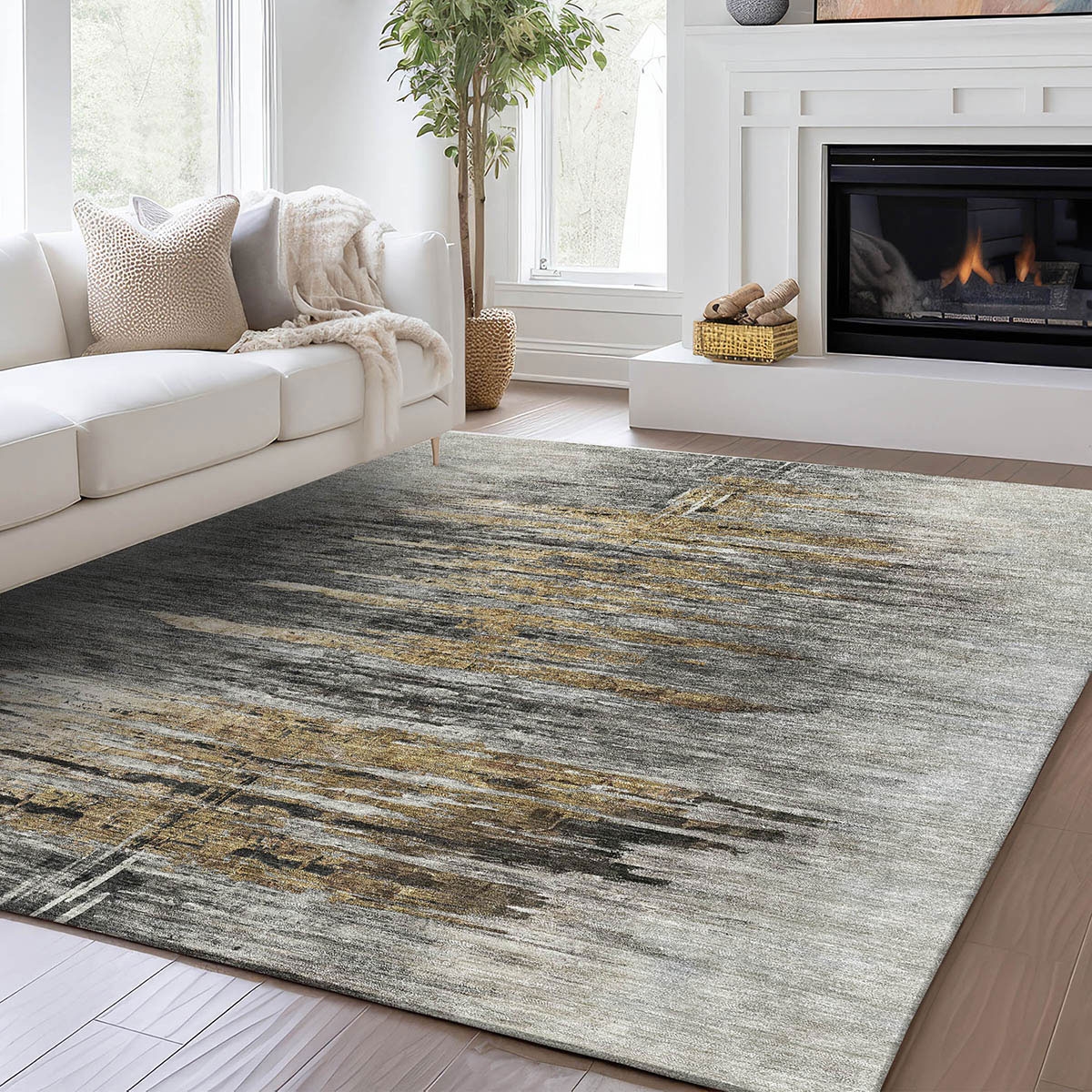 Picture of TREVI 14 GRAY 8X10 RUG