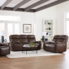 Picture of CASCADE LTHR AUBURN PHR SOFA