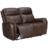 Picture of CASCADE LTHR AUBURN PHR LOVESEAT