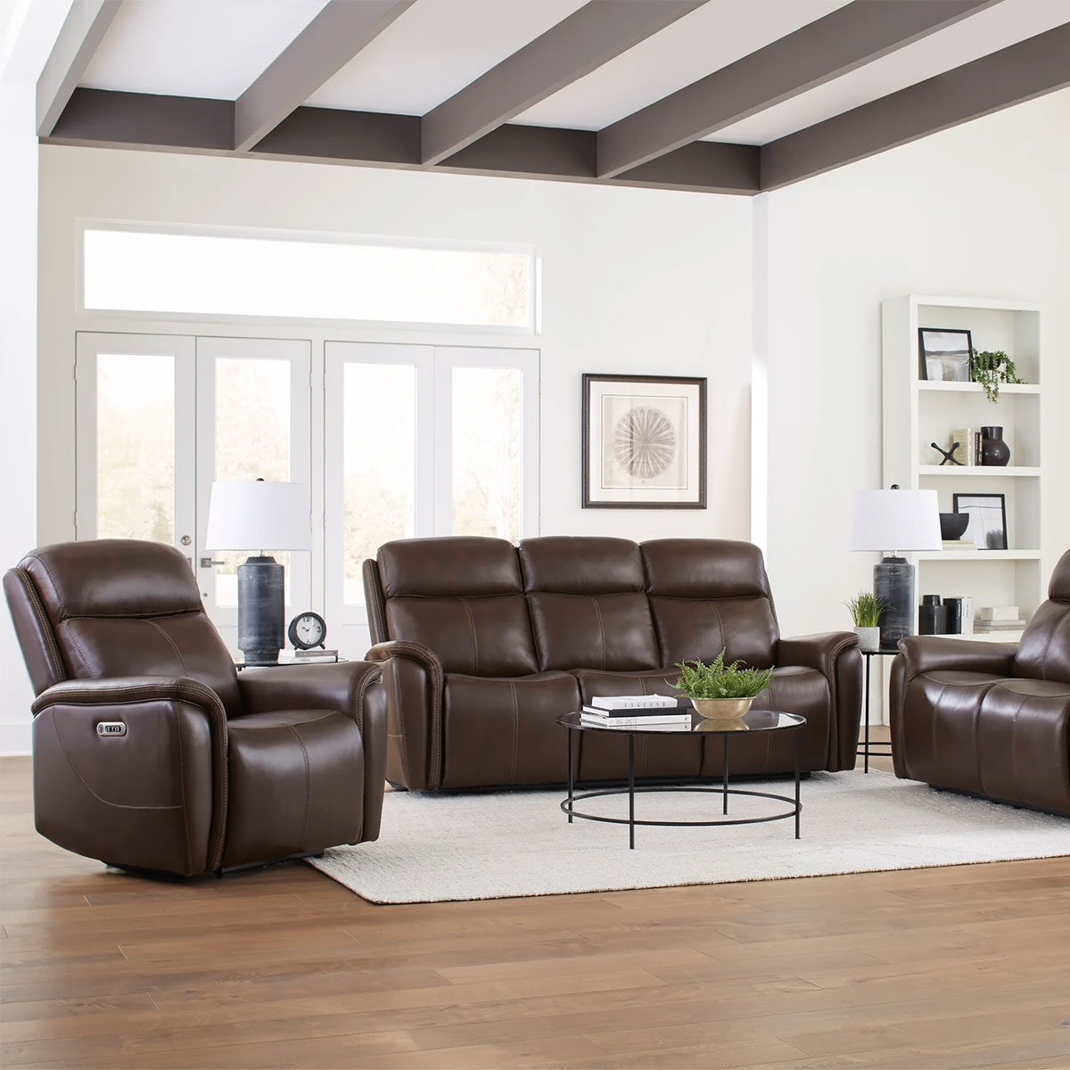 Picture of PLATINUM AUBURN RECLINER W/POWER HEADREST