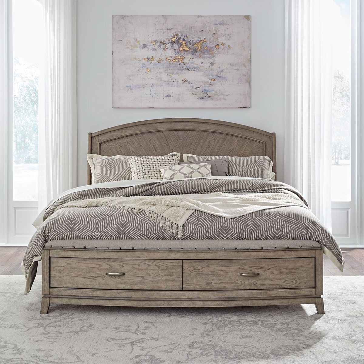 Picture of AVALON QUEEN PANEL BED