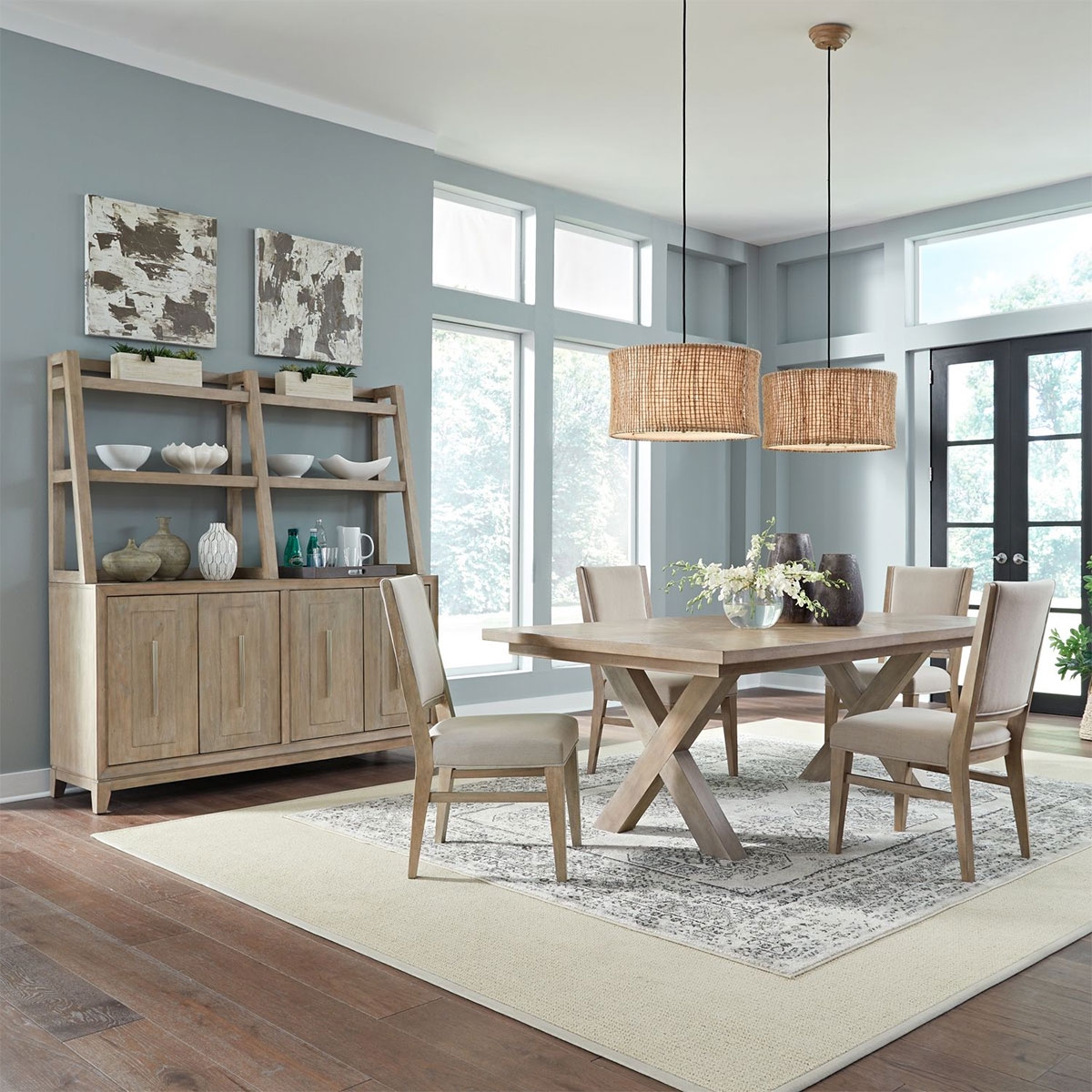 Picture of BRENTWOOD PEDESTAL 5 PIECE DINING