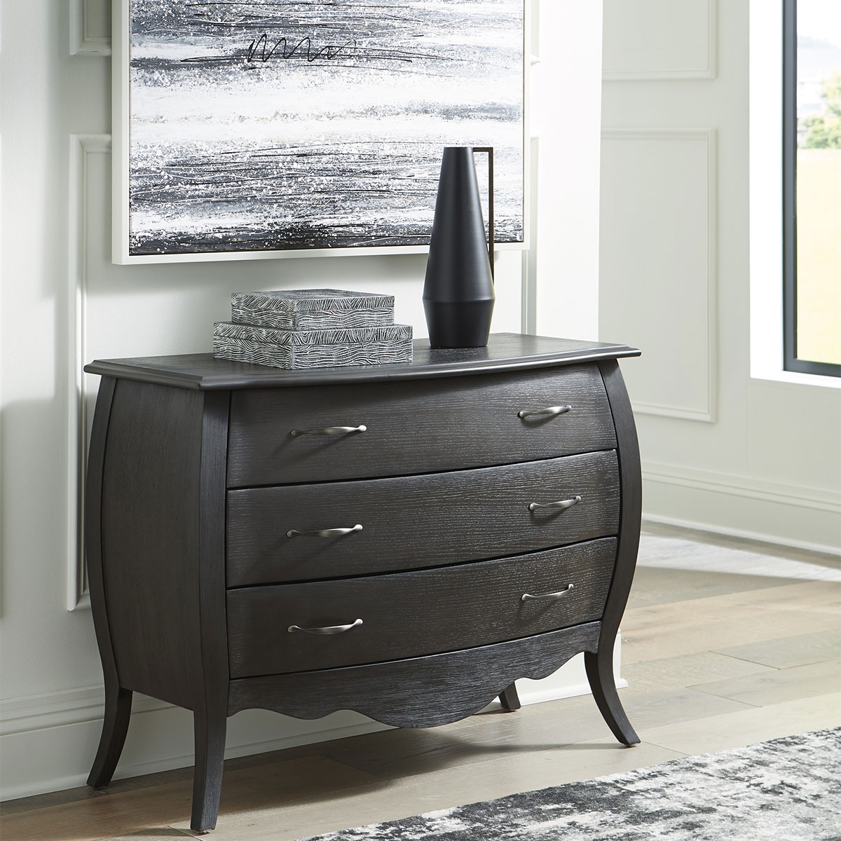 Picture of COLTNER BLACK ACCENT CABINET