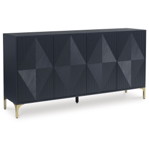 Picture of LOIRWICK NAVY ACCENT CABINET