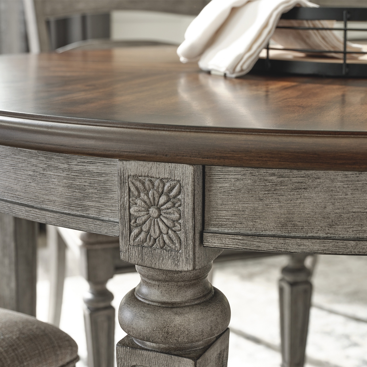 Picture of ROSLYN GRAY DINING TABLE