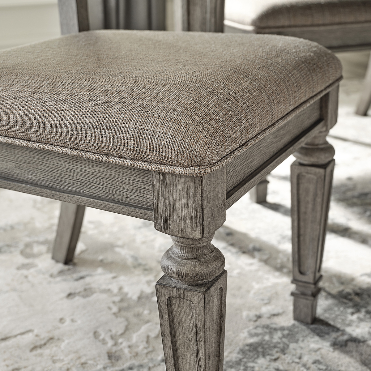 Picture of ROSLYN GRAY LADDERBACK CHAIR