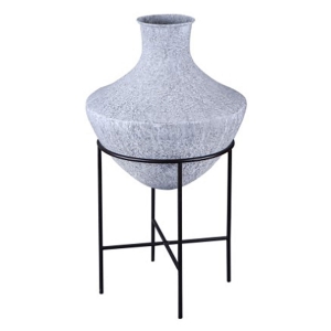 Picture of ESTONBANK RESIN/ METAL SMALL VASE