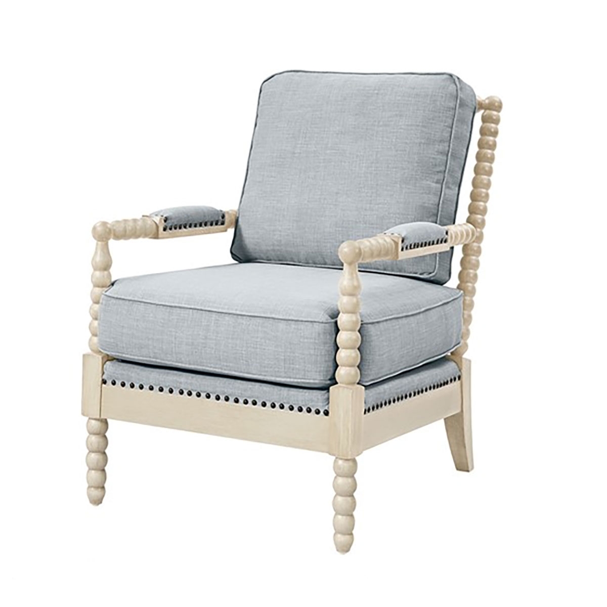 Picture of DONAHAN CHAIR IN BLUE/CREAM