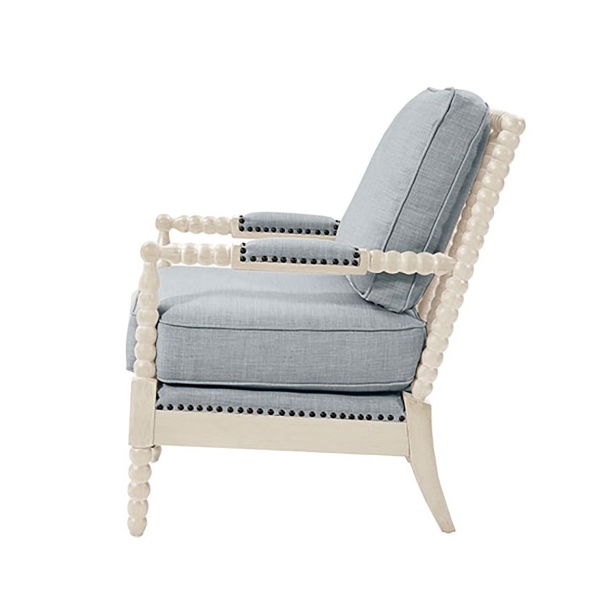 Picture of DONAHAN CHAIR IN BLUE/CREAM
