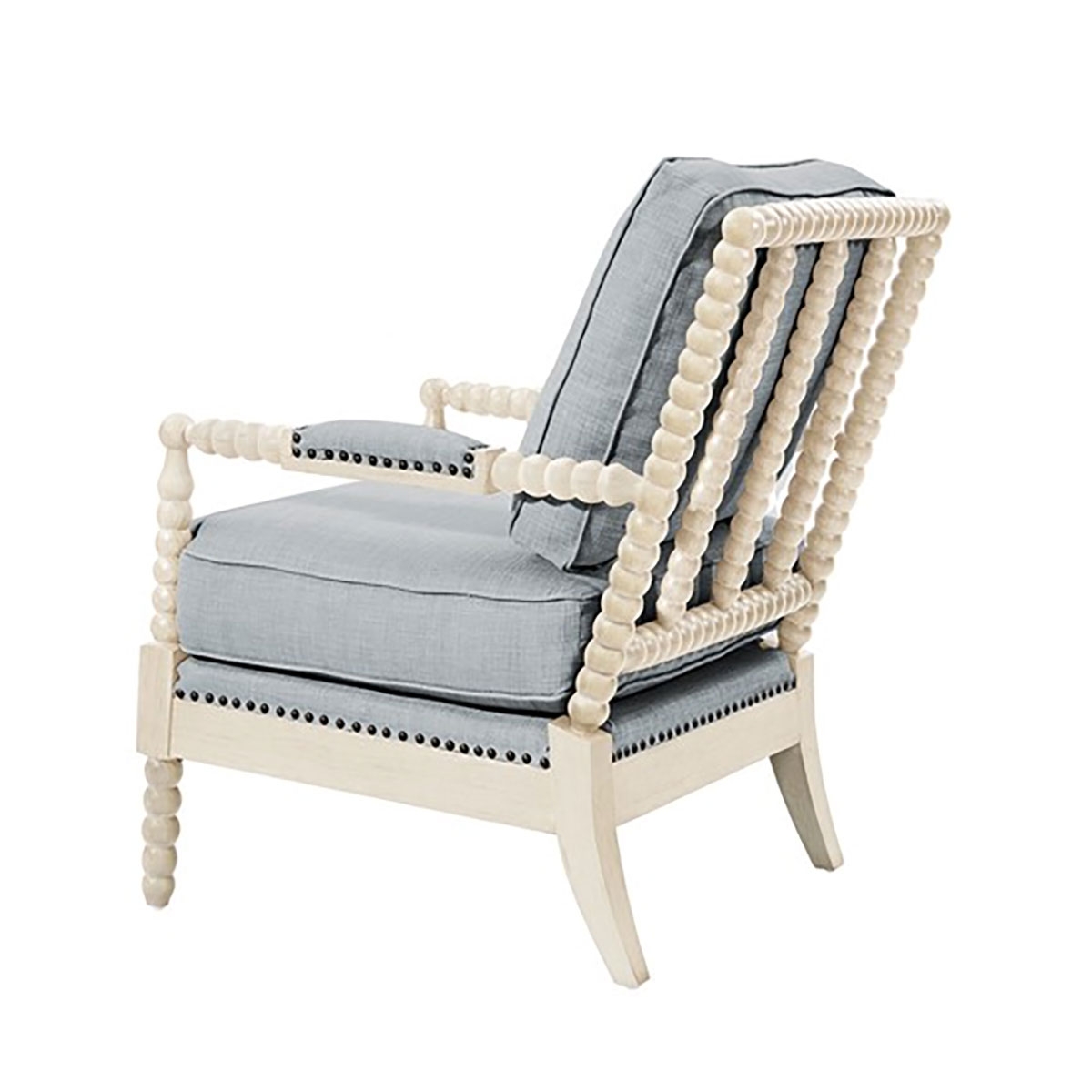 Picture of DONAHAN CHAIR IN BLUE/CREAM