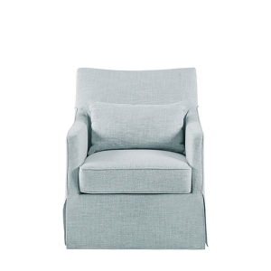 Picture of ENGLAND SKIRT SWIVEL CHAIR IN BLUE