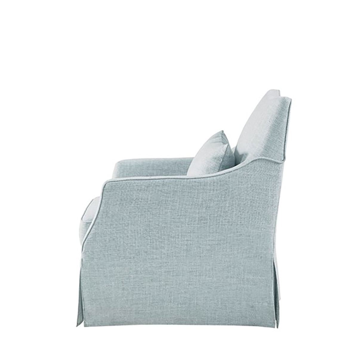 Picture of ENGLAND SKIRT SWIVEL CHAIR IN BLUE