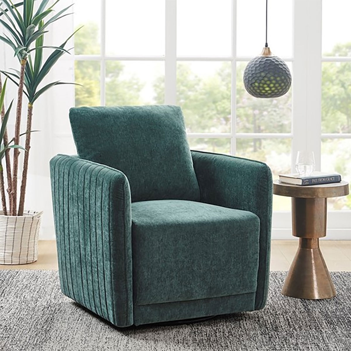 Picture of KELLY TEAL SWIVEL CHAIR