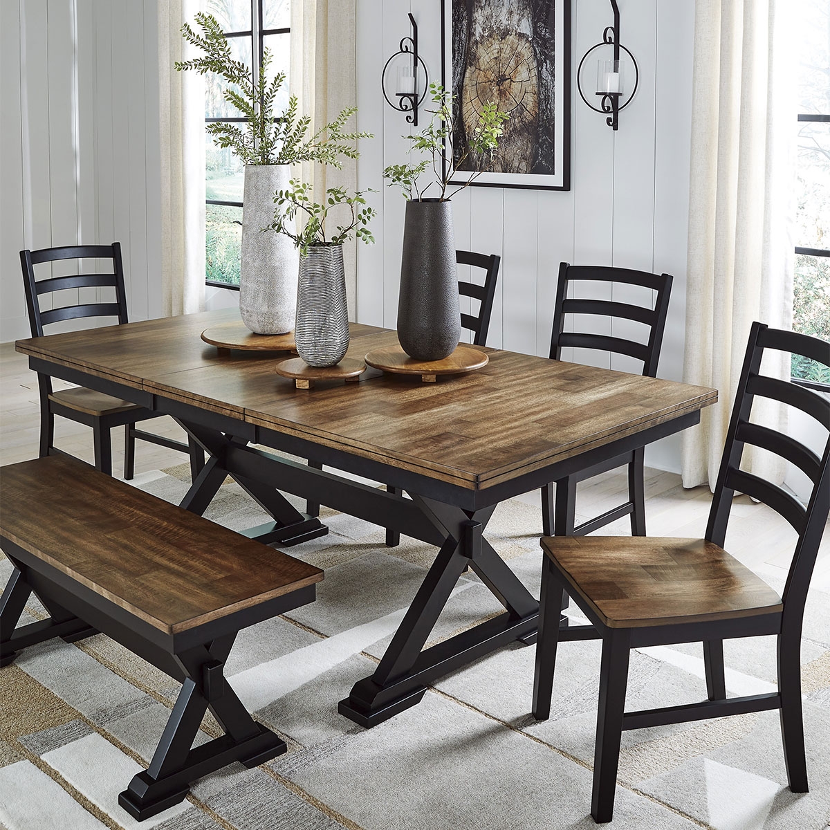 Picture of WILDENAUER BLACK DINING CHAIR