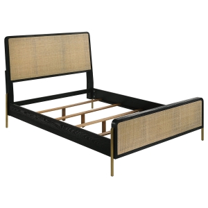 Picture of ARINI BLACK QUEEN RATTAN BED