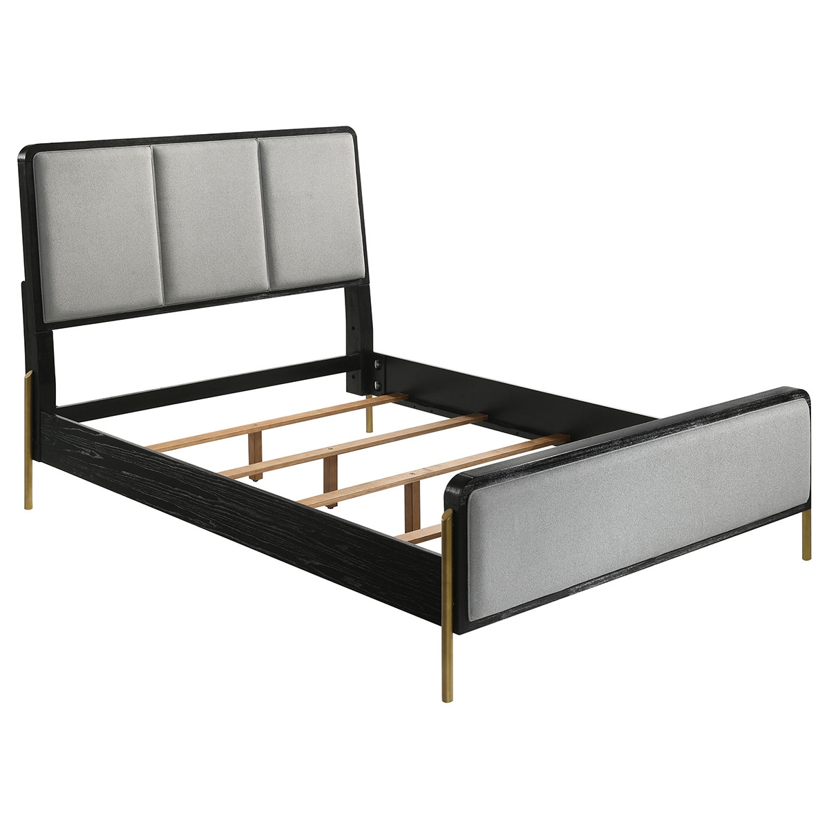 Picture of ARINI BLACK QUEEN UPHOLSTERED BED