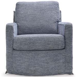Picture of NENANA NUVELLA DENIM SWIVEL GLIDER CHAIR