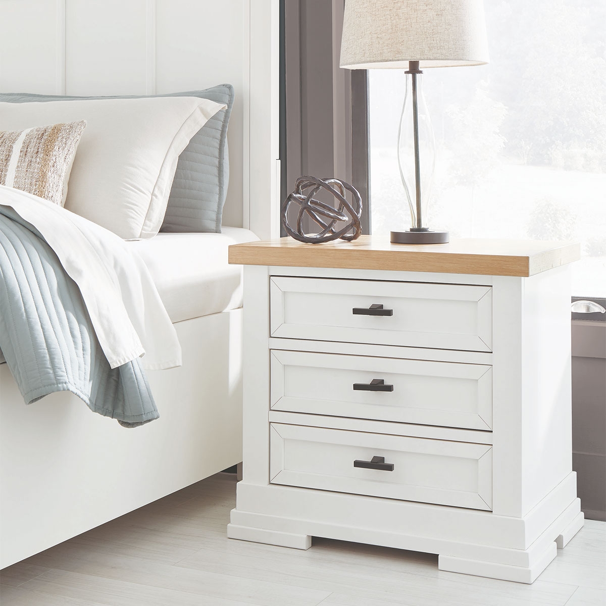 Picture of ASHBRYN THREE DRAWER NIGHTSTAND