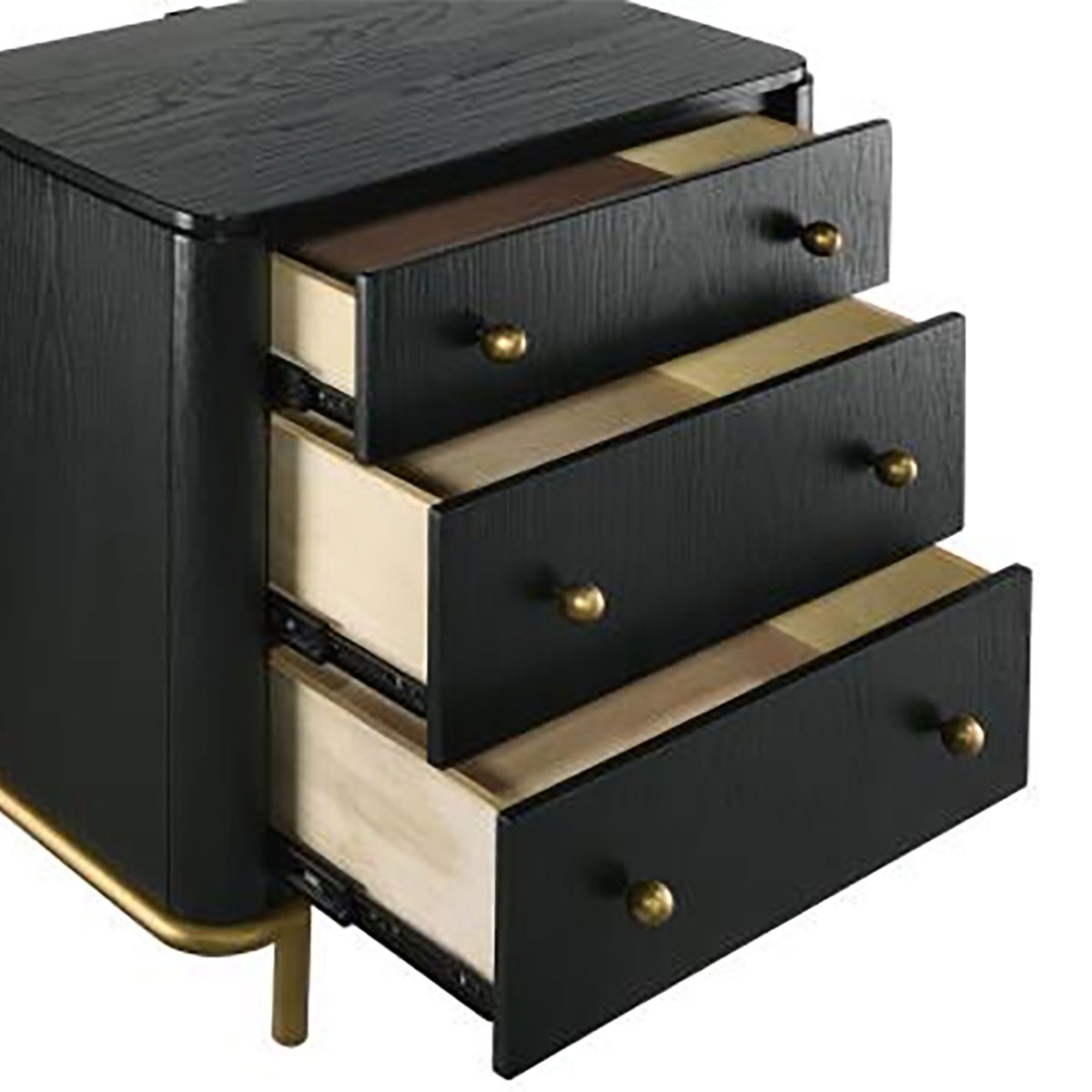 Picture of ARINI BLACK NIGHTSTAND