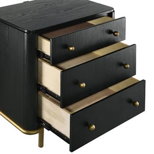 Picture of ARINI BLACK NIGHTSTAND
