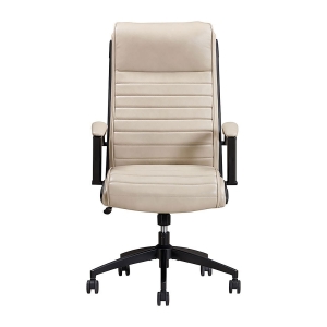 Picture of 370 LEATHER DESK CHAIR IN LINEN