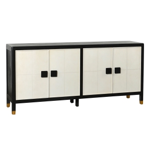 Picture of BLACK AND WHITE FOUR DOOR SIDEBOARD