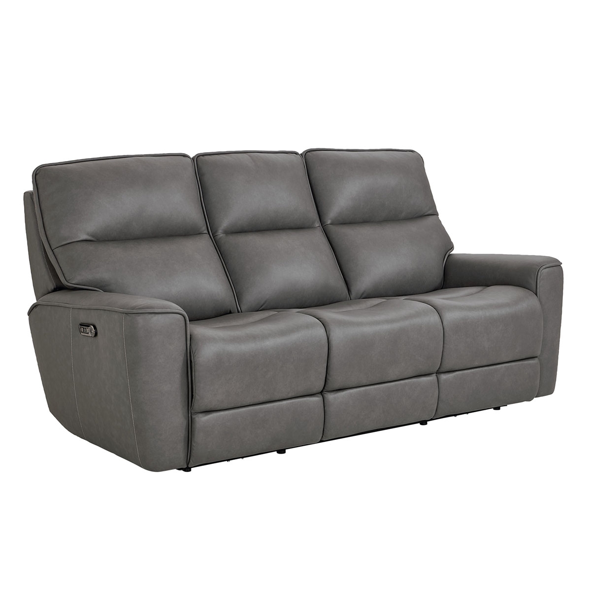 Picture of KENNETH GUNMETAL SOFA W/POWER HEADREST