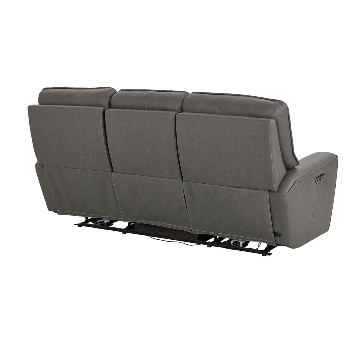 Picture of KENNETH GUNMETAL SOFA W/POWER HEADREST