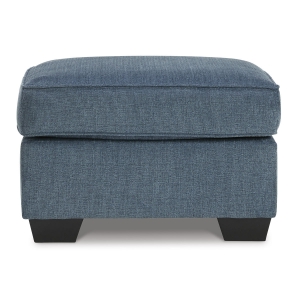 Picture of CASHTON BLUE OTTOMAN