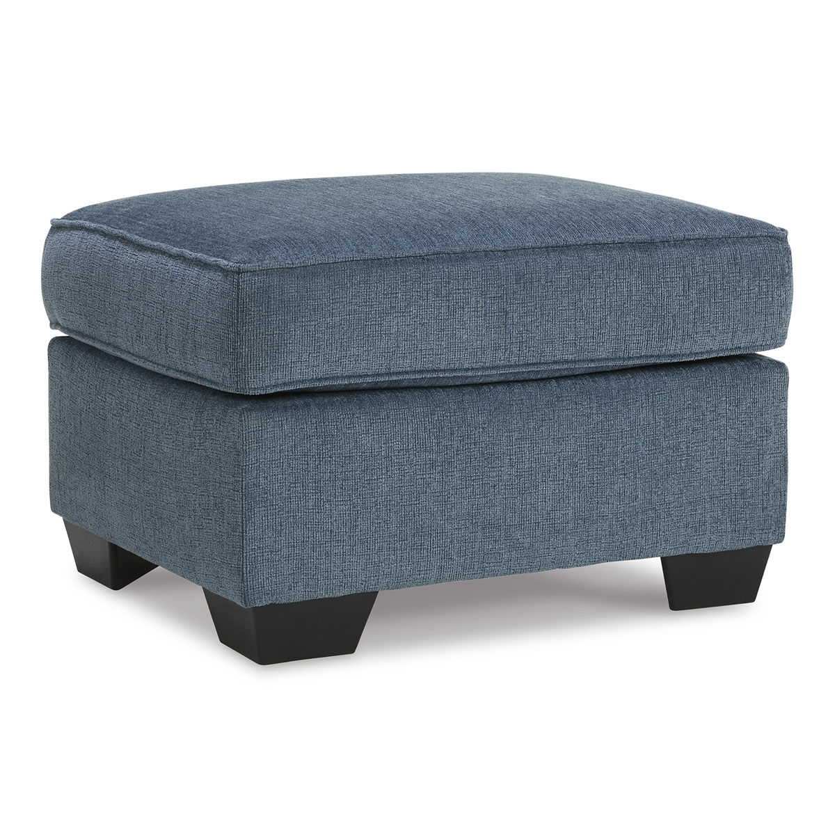 Picture of CASHTON BLUE OTTOMAN