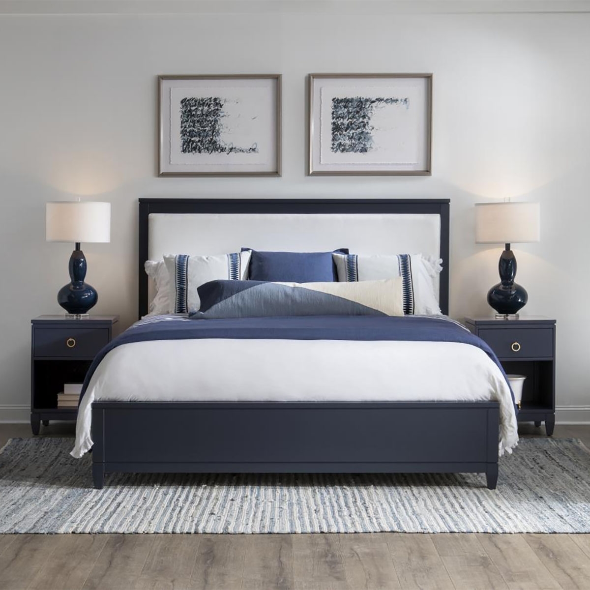 Picture of SUMMERLAND BLU UPH KING BED