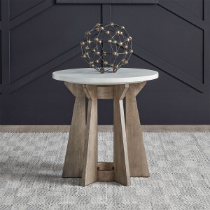 Picture of BERKLEY SQUARE ROUND END TABLE