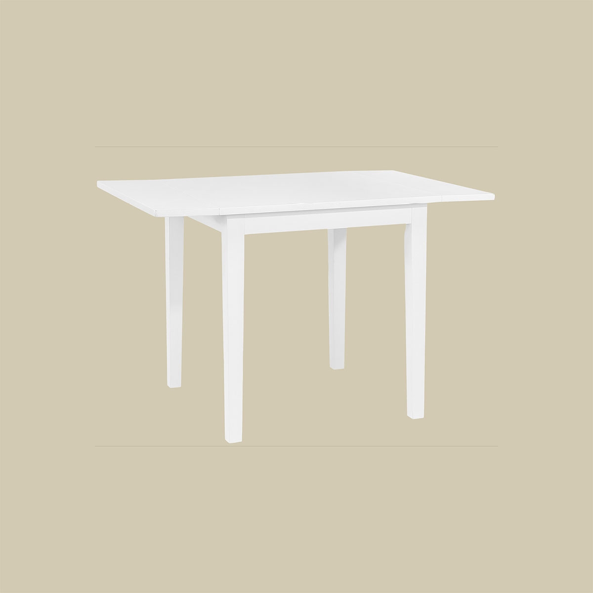 Picture of BAY CITY WHT DROP LEAF TBL