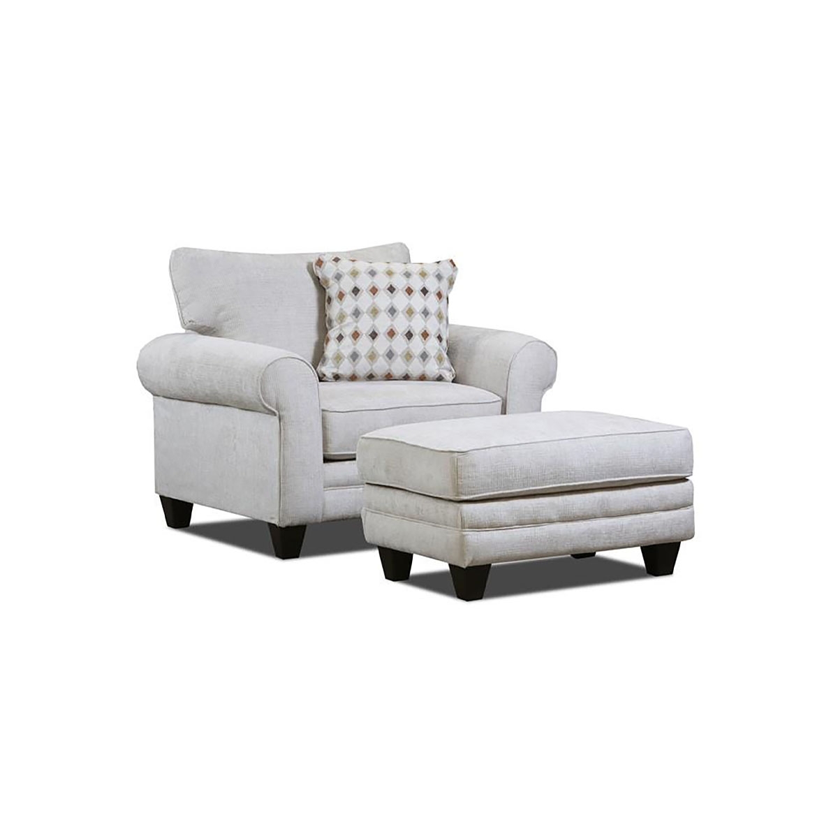 Picture of SUNSET MATCHING OTTOMAN