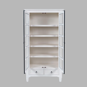 Picture of WESTPORT WHITE TALL CABINET
