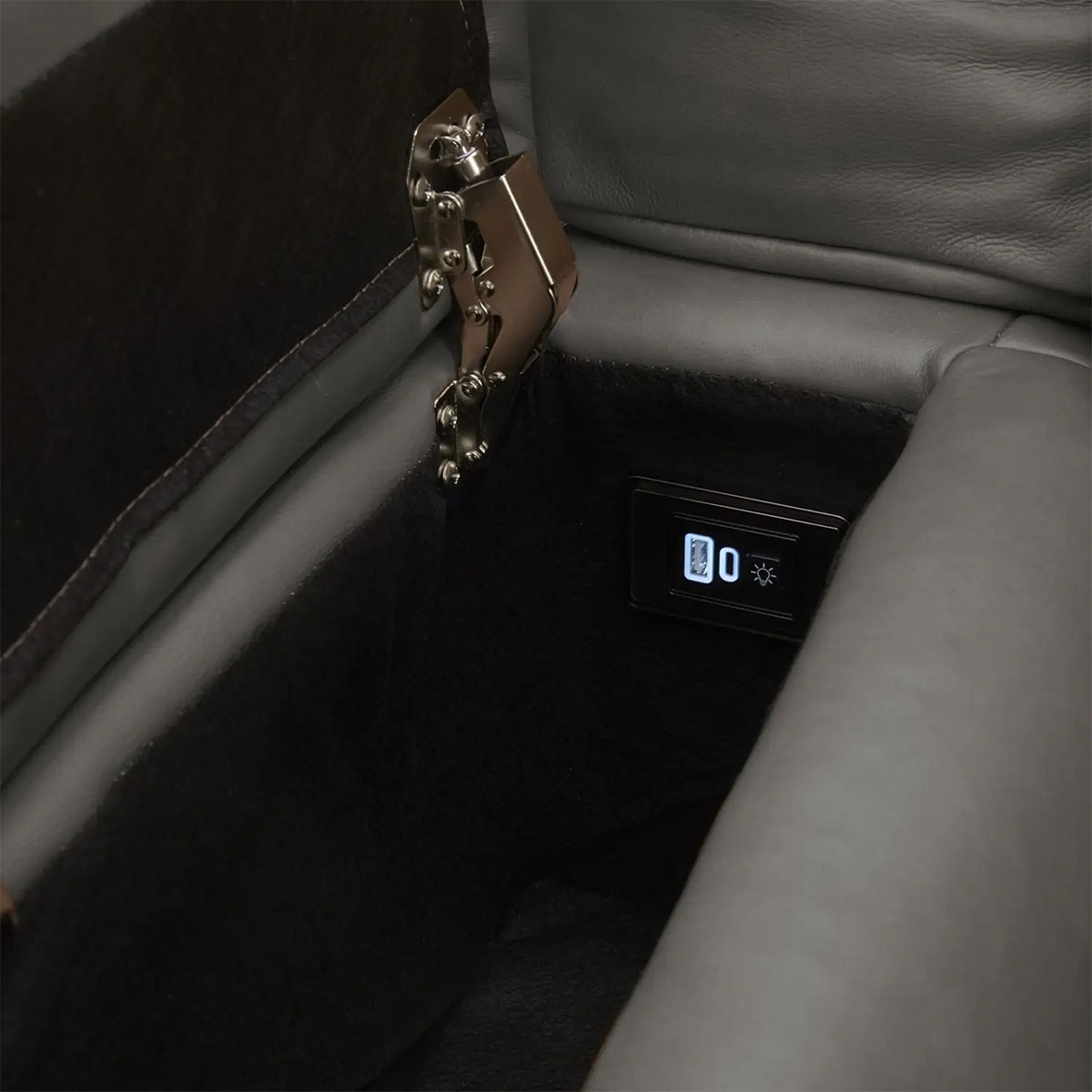 Picture of HUDSON WALL RECLINER POWER HEADREST & LUMBAR IN COAL