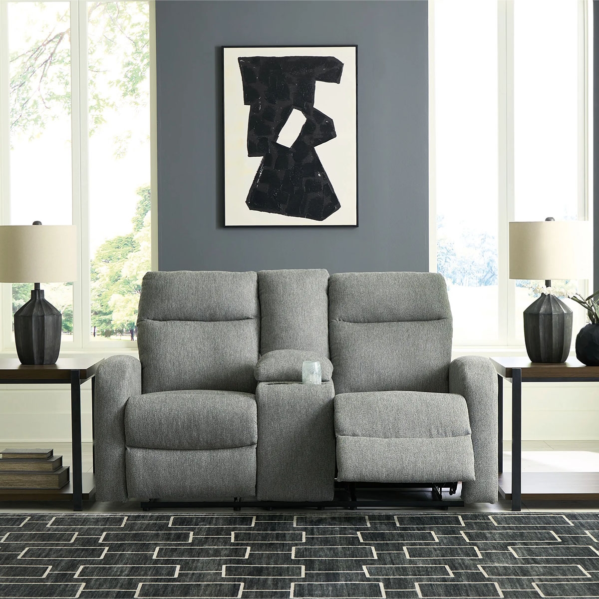 Picture of GAUNTLET MANUAL RECLINER LOVESEAT W/ CONSOLE