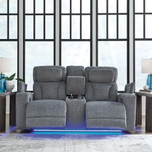 Picture of STUDIO CAVE NUVELLA LOVESEAT W/ CONSOLE