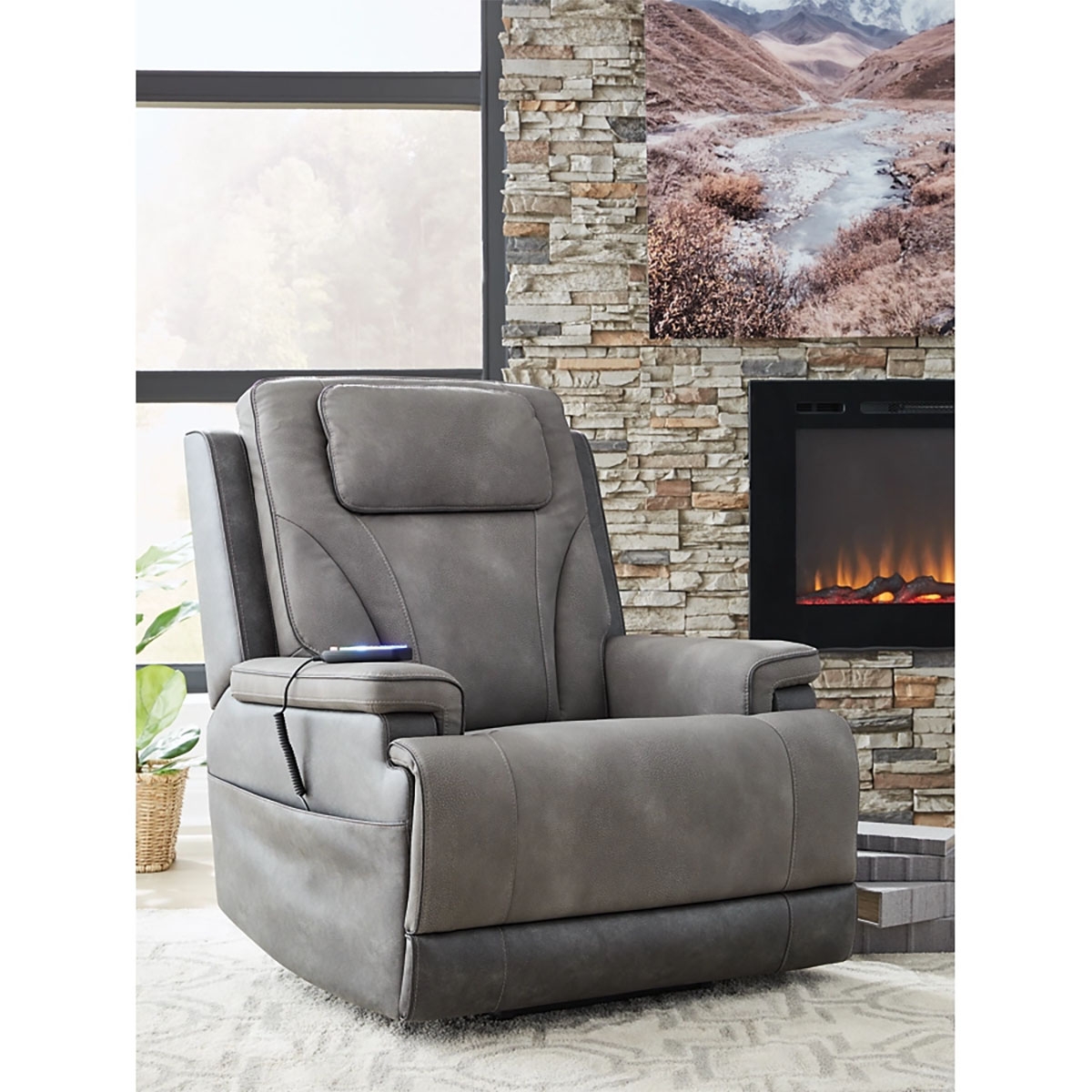 Picture of 4Z PEACEFUL PAUSE LIFT RECLINER IN SLATE 
