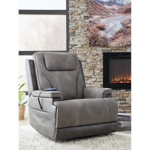 Picture of 4Z PEACEFUL PAUSE LIFT RECLINER W/POWER HEADREST/LUMABR  IN SLATE