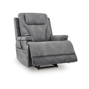 Picture of 4Z PEACEFUL PAUSE LIFT RECLINER W/POWER HEADREST/LUMABR  IN SLATE