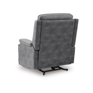 Picture of 4Z PEACEFUL PAUSE LIFT RECLINER W/POWER HEADREST/LUMABR  IN SLATE